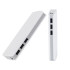 Akupank LED-taskulambiga, 3 USB-porti, microUSB, 2,1 A, 10000 mAh