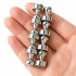 Neodüümmagnetid nööpnõela kujul külmikule ja tahvlile, 16 tk, 16 × 12 mm