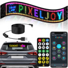Programmeeritav painduv LED-ekraan autoaknale, 16 × 96