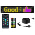 Programmeeritav painduv LED-ekraan autoaknale, 16 × 96
