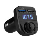 FM-saatja, Bluetooth MP3-mängija, SD-kaardipesa ja 2 USB-porti