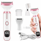 5-in-1 epilaator kehale, jalgadele, näole, bikiinipiirkonnale, kulmudele ja ninale, USB-laadimisega