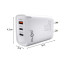 Universaalne 65 W kiirlaadija USB-A ja kahe USB-C-pordiga, PD-71