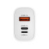 Universaalne kiirlaadija USB-A-, USB-C- ja USB-L-portidega, Quick Charge, 45 W