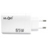 65 W kiirlaadija sisseehitatud USB-C-kaabli ja USB-portidega, PD-75, 10 × 4 × 4,5 cm