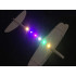 LED-valgustusega vahtpolüstüreenist lendav lennuk elektrimootoriga, USB, 27,5 cm