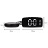 Digitaalne LED-äratuskell vibratsioonipadjaga, must, 12cm x 6cm
