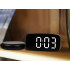 Digitaalne LED-äratuskell vibratsioonipadjaga, must, 12cm x 6cm