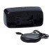 Digitaalne LED-äratuskell vibratsioonipadjaga, must, 12cm x 6cm