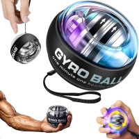 LED-valgustusega güroskoopiline treeningpall randme ja käe harjutamiseks, Powerball Gyro Ball, 7cm x 5,5cm