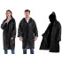 Must kapuutsiga taskusse mahtuv vihmakeep – universaalsuurus, 140 cm / 120 cm / 68 cm