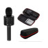 Juhtmevaba Bluetooth-karaokemikrofon kõlariga, ümmargune, ümbrisega ja eri režiimidega