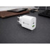 Võrgulaadija telefonile USB-A- ja USB-C-portidega, komplektis 3-ühes kaabel iPhone’ile, 20 W