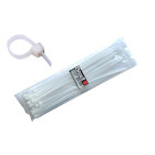 Valged nailonist kaablisidemed, 50 tk, 300x4.7MM