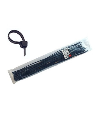 Mustad nailonist kaablisidemed, 30 tk, 500x4.7MM