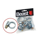 Roostevabast terasest voolikuklambrid, 8 tk – 2 × (10–16, 12–22, 16–27, 25–40 mm)