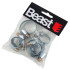 Roostevabast terasest voolikuklambrid, 8 tk – 2 × (10–16, 12–22, 16–27, 25–40 mm)