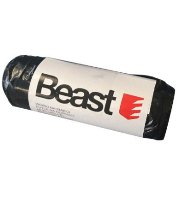 Mustad eriti tugevad prügikotid, 15 tk, 35 l, 50 × 60 cm, 25 mikronit