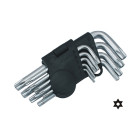Lühikeste Torx-võtmete komplekt avaga, 10-50 Cr SHORT 9X