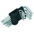 Lühikeste Torx-võtmete komplekt avaga, 10-50 Cr SHORT 9X