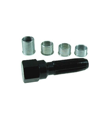 Süüteküünla keerme remondikomplekt, 5-osaline – 5 × 14 mm, L=10, 11.20, 12.70, 19 mm