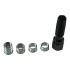 Süüteküünla keerme remondikomplekt, 5-osaline – 5 × 14 mm, L=10, 11.20, 12.70, 19 mm