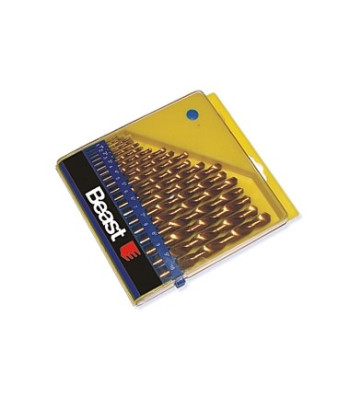 Metallipuuride komplekt HSS TITAN, 19 tk, 1-10MM, 4241