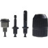 Puuripadrun adapterite komplektiga 9X SDS PNEUMATIC HEX 1/2'' 2-13MM