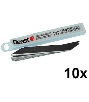 Vahetusterad tapeedinoale Precision SK-5, mustad, 10 tk, 9MM