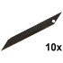 Tapeedinoa murtavad vahetusterad, mustad, 10 komplekti (100 tera) – SK-5, 9MM PRECISION, 9mm