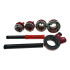 Torukeermestajate komplekt kohvris, 7-osaline – 1/2''–3/4''–1''–5/4''
