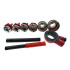 Torude keermestamise tööriistakomplekt kohvris, 1/4″–3/8″–1/2″–3/4″–1″–5/4″, 9X