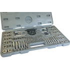 Keermepuuride ja keermelõikurite komplekt PROFI INCH AND METRIC, 60 osa, M3–M12, 4-1/2″ NC NF