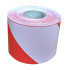 Valge-punane märgistus- ja hoiatuslint RED/WHITE 75MM x 250M