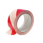 Isekleepuv valge-punane hoiatuslint GLUE RED/WHITE 50MM x 33M