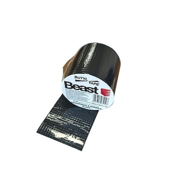 Must veekindel ja ultraviolettkindel butüüllint 0,8 mm × 100 mm × 5 m
