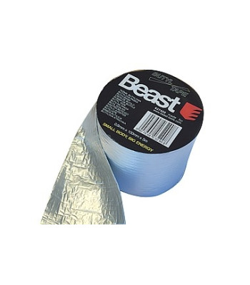 Hõbedane veekindel UV-kindel butüülteip, 0,8MM x 100MM x 5M