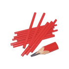 Punased puusepapliiatsid, 12 tk, 180 mm