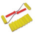 Käsnvärvirullide komplekt, 10 tk – 10X 100MM FOAM 2x25CM 10+2