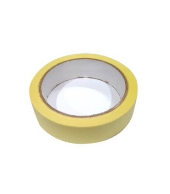 Kollane paberteip värvimiseks, 25 mm x 25 m