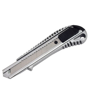 Murdteraga väljatõmmatav massiivne metallnuga, ZN-ALLOY METAL, 18 mm