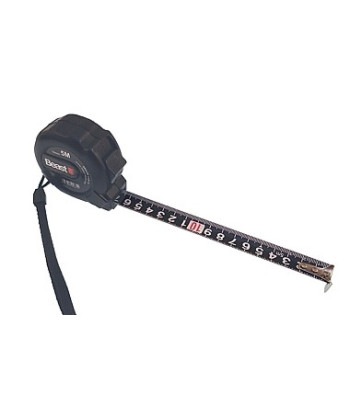 Must terasest rullmõõdulint 5M x 19MM