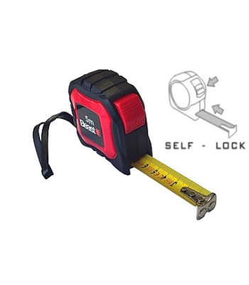 Terasest iselukustuv rullmõõdulint, CLASS II SELF-LOCK CE, 5Mx19MM