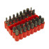 Magnetiliste CR-V kruvikeerajaotsakute komplekt hoidikuga – 33 bitti, 2 adapterit, PZ ×7, PH ×7, SL ×5, HEX ×6, TORX ×7