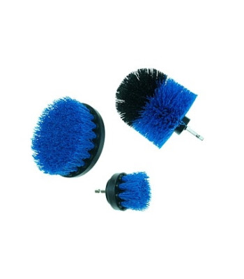Nailonharjad trellile puhastamiseks ja detailitöödeks, kuuskantkinnitusega, 3 tk, 5-8.5-10CM
