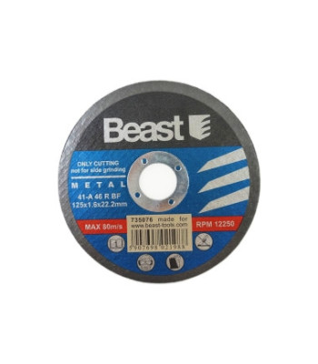 Metalli lõikeketas Q++ 125 x 1.6 x 22.2MM
