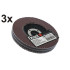 Lamell-lihvketas terasele ja puidule, 3 tk, P100, 115 mm/22 mm, 3X