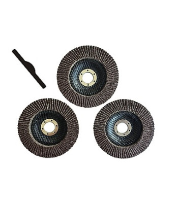 Lamellketas terase ja puidu töötlemiseks, 3 tk, P100, 125/22 mm