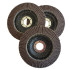 Painutatud lamellketas terase ja puidu lihvimiseks, 3 tk, FOLDED 3X, P80, 125/22 mm
