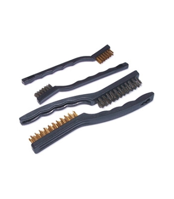 Puhastusharjade komplekt, 4 tk (40MM 2X + 85MM BRASS 2X + NYLON)